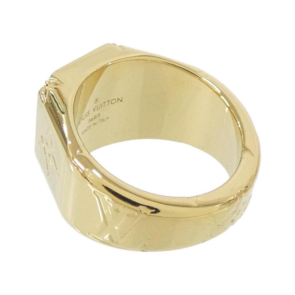 LOUIS VUITTON Gold Monogram Ring - Picture 2 of 3
